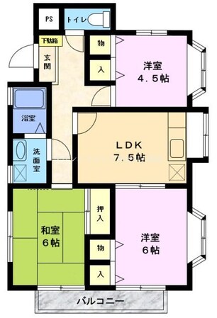 ダイヤパレス飯田の物件間取画像